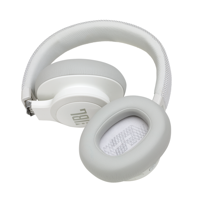 JBL Live 650BTNC - White - Wireless Over-Ear Noise-Cancelling Headphones - Detailshot 7 image number null